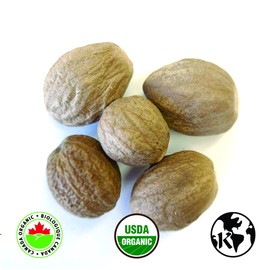 Splendor Garden Organic Nutmeg Whole - 56.7 g
