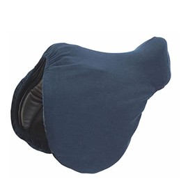 Shires Fleece Saddle Cover Navy 17-18in
