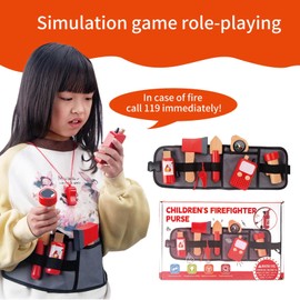 Dr. MUYA® Montessori Toy for 3 4 5 Years, Firefighter Toys, Role Play Toy, Educational Toys, Motor Skill, Hand-Eye Coordination, Hands-On Ability, Gift for Kids Boys Girls Aged 3–5 Years