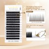 NAGARAKU Wet Camellia Eyelash Extension, Individual Lashes 3 Multi-length Fans