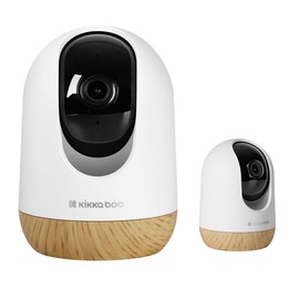 Kikkaboo Baby Monitor Ethan Camera Wi-Fi/Lan, Night Vision, Motion Detection, Colours: White