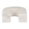 Sagebrook Home Marble, 6" H Horseshoe Tabletop Decor White, Horseshoe,
