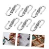 KONTONTY 20pcs Retro Alloy Jewelry Buckle Tibetan s Shape Hook
