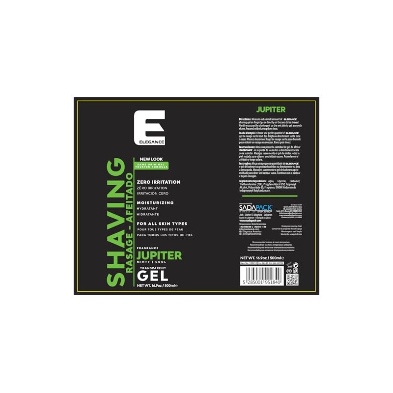 Elegance Jupiter Clear Shaving Gel 40g