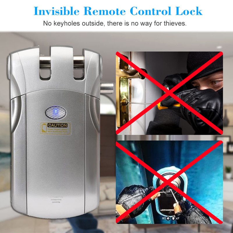 Splenssy WF-018 Wireless Remote Control Lock, Intelligent Security Keyless Door