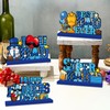 Fathers Day Decorations, 4Pcs Happy Father's Day Wooden Table Centerpieces