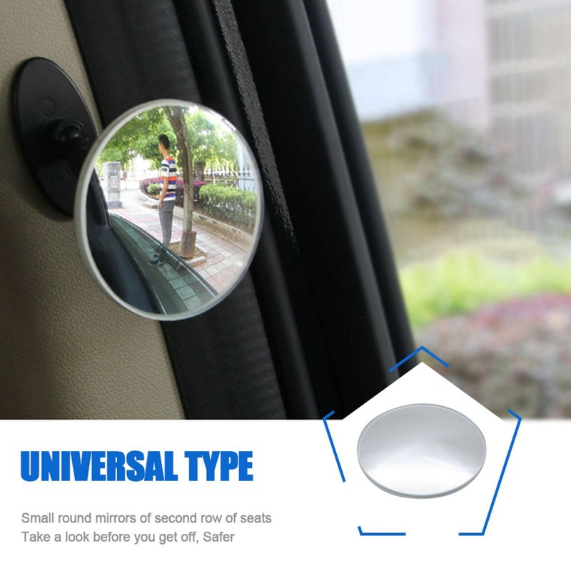Side | Optical Design Round HD Glass Frameless Convex Rear