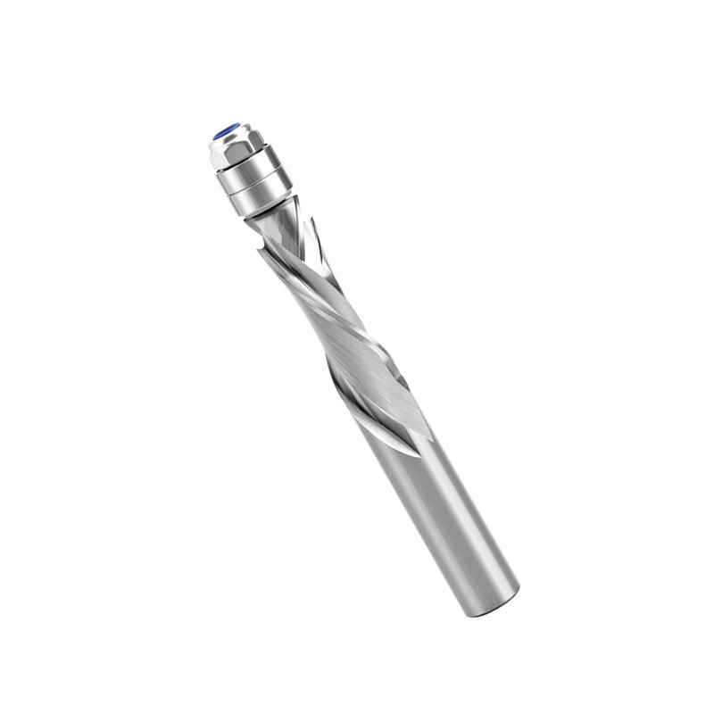 Compression Flush Trim Router Bit Cemented Carbide 1/2 Shank Spiral
