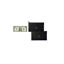 Cash/Money Pouch/Bag 2 Pack. Waterproof, 7.5 in x 4.5 in, Perfect Size, Travel Pouch/Bag with Cash Icon/Symbol/Dollar/$ Sign. Cash Organizer. Junk Drawer Organizer. Pencil Pouch with Dollar Sign