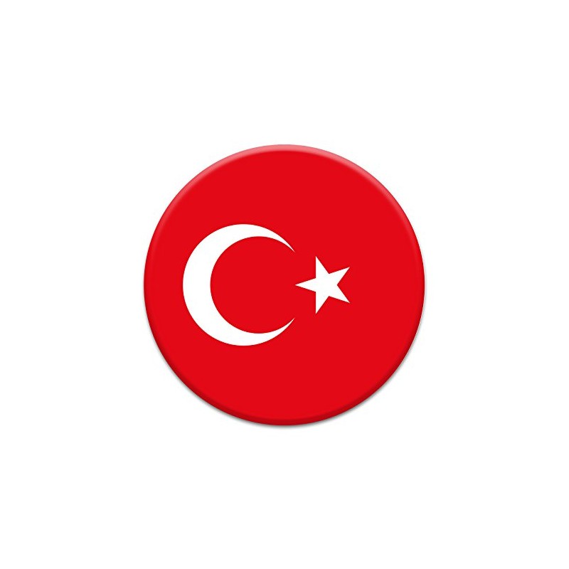 2X Sticker Set - Turkish Flag - for Phone Grip