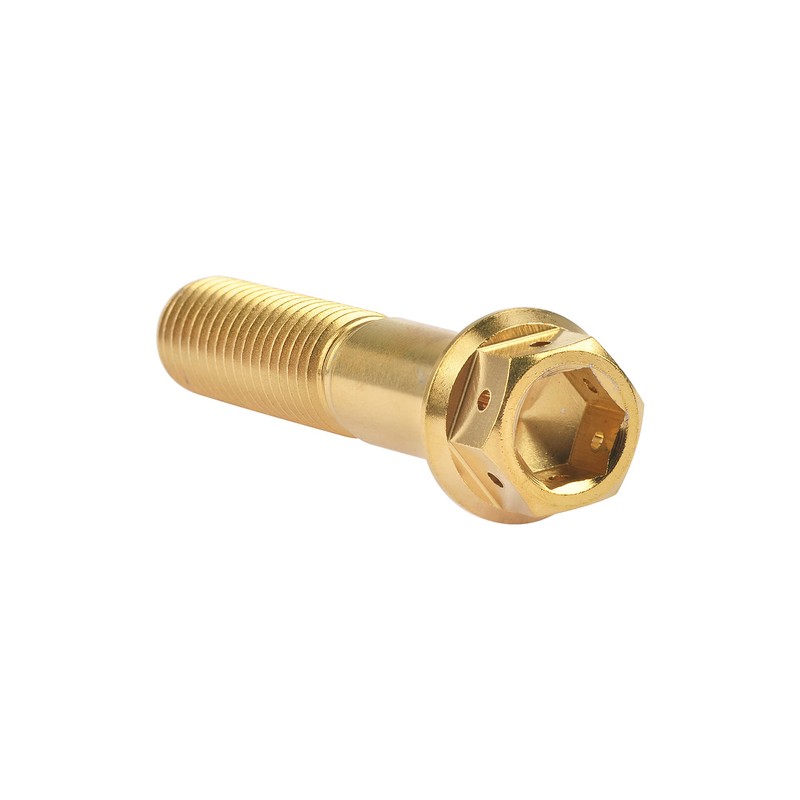 Wanyifa - Tornillo de cabeza hexagonal de brida de titanio