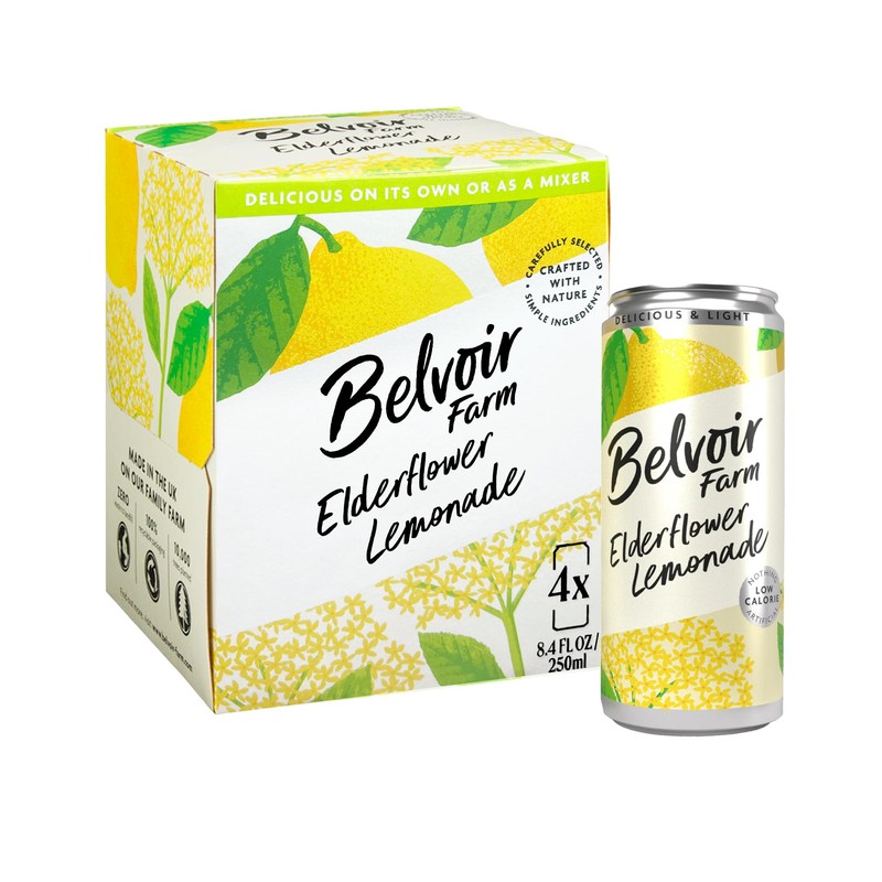 Belvoir Farms Sparkling Elderflower Flavored Lemonade | Delicious On It's
