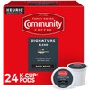 Community Coffee Signature Blend 24 Count Coffee Pods, Dark Roast,