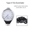 Lancoon Rubber Hardness Tester, Shore Type A Tire Durometer with