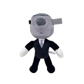 Super JAKES Skibidi Toilet Plush Toy, Funny Stuffed Anime Skibidi Toilet Plush Dolls, Collector's Gifts for Children, Fans and Adults for Birthday