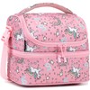 FlowFly Double Decker Cooler Insulated Lunch Bag Large Tote for