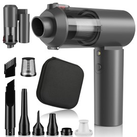 Tkkich AirifyPro Vac V2 Portable Air Blower/Car Vacuum 14500PA High Power 90°Foldable 3in1 Handheld Vacuums Cleaner Brushless Motor Cordless Duster Grey