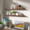 CONSDAN Floating Shelf for Wall Mounted Book Shelf Hanging Shelves