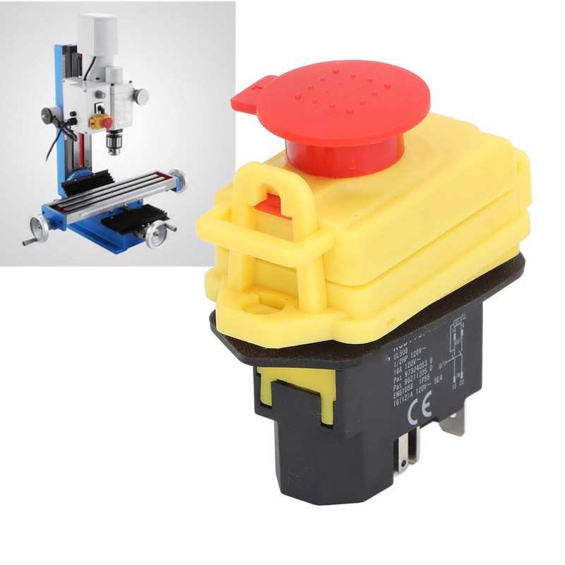 Electromagnetic Switch IP55 Waterproof 4P Push Button Switch for 0618