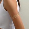 Long tiantian Arm Cuff Gold Cuff Jewelry for Women Upper
