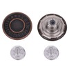 Trimming Shop 17mm Brass Jeans Button, Durable Tack Fastener Buttons