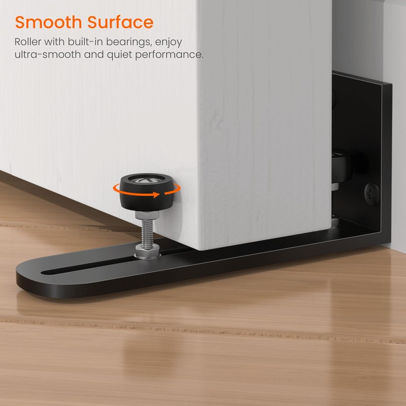 Homode Sliding Barn Door Floor Guide, Sliding Door Bottom Guides