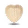 ECO Leaf | 16cm Heart Shape 25 Pack | Disposable