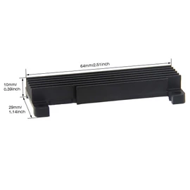 Geekworm Raspberry Pi Zero 2W Heatsink, 10mm Aluminum Alloy Heatsink (C296)