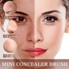 12 Pieces Small Concealer Brush Flat Lip Concealer Brush Under