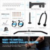 Wall Mounted Pulley System, Low Cable Machine Pulley System for