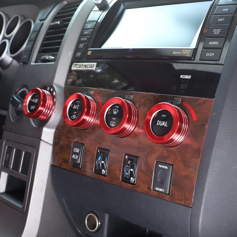 Car Centre Console Air Conditioner Switch Button Knob Cover Compatible