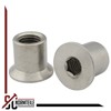 Sleeve nuts with countersunk head and hexagon socket (ISK) -