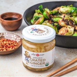 The Ginger People Organic Grated Ginger, No Artificial Ingredients, 6.7 oz (Pack of 12)