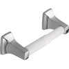 Moen P5050 Soporte de papel de baño, contemporáneo, blanco (White