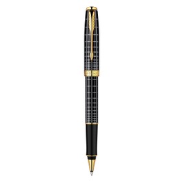 Parker Sonnet Dark Grey GT Gold Trim Rollerball Pen S0912460