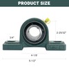 4Pcs UCP205-16 Pillow Block Bearing 1 inch Shaft Cast Iron