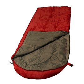 Camping Lightweight Sleeping Bag – 3 Season Warm & Cool Weather – Outdoor Gear, Adults and Kids, Hiking, Waterproof, Compact, Sleeping Bags Bulk Wholesale (1 Pack Red)