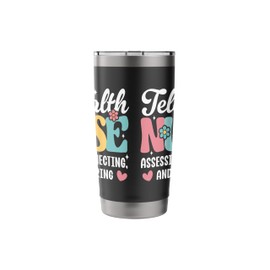 Telenurse Funny Telehealth nurse Stainless Steel Insulated Tumbler