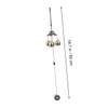 BESPORTBLE 2pcs Smooth Sailing Boat Metal Wind Chime Craft Bells