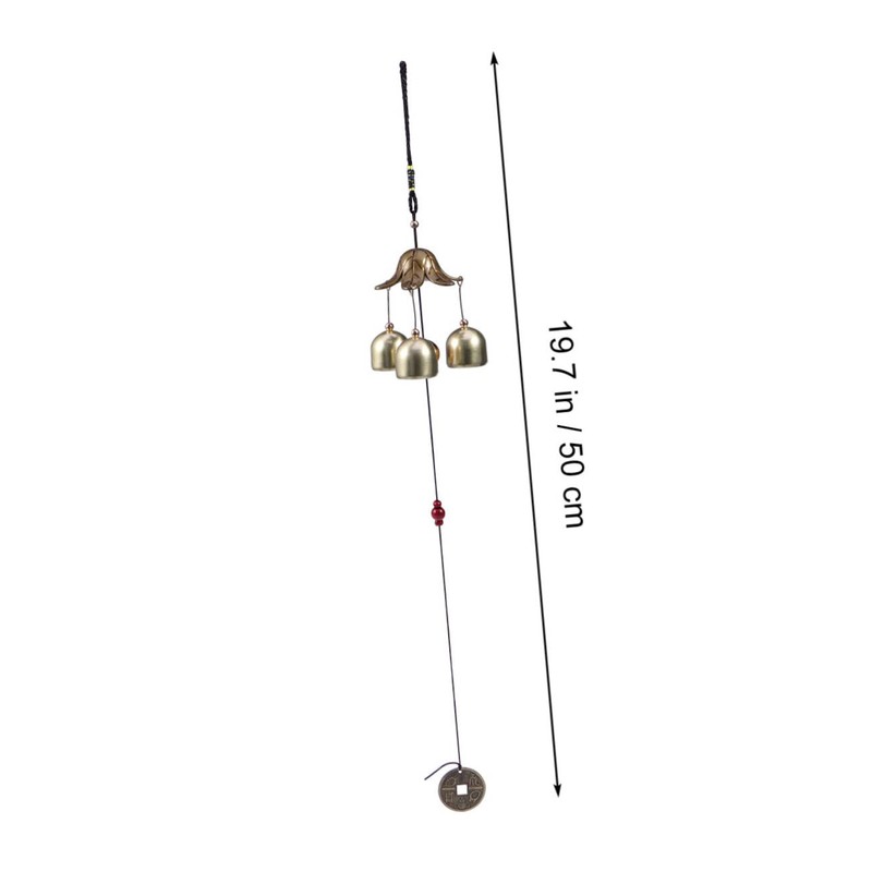 BESPORTBLE 2pcs Smooth Sailing Boat Metal Wind Chime Craft Bells