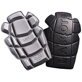 Mascot 20118-915-0988 Complete Lightweight Knee Protection, Long, En 14404, Type 2, Performance Level 1, Black/Light Grey, One Size