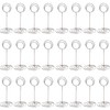 TecUnite 24 Pieces 3.35 Inch Table Number Holder Place Card