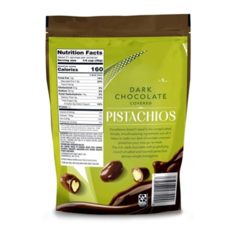 Dark Chocolate Covered Pistachio, Chocolate Treat Snack 22 oz