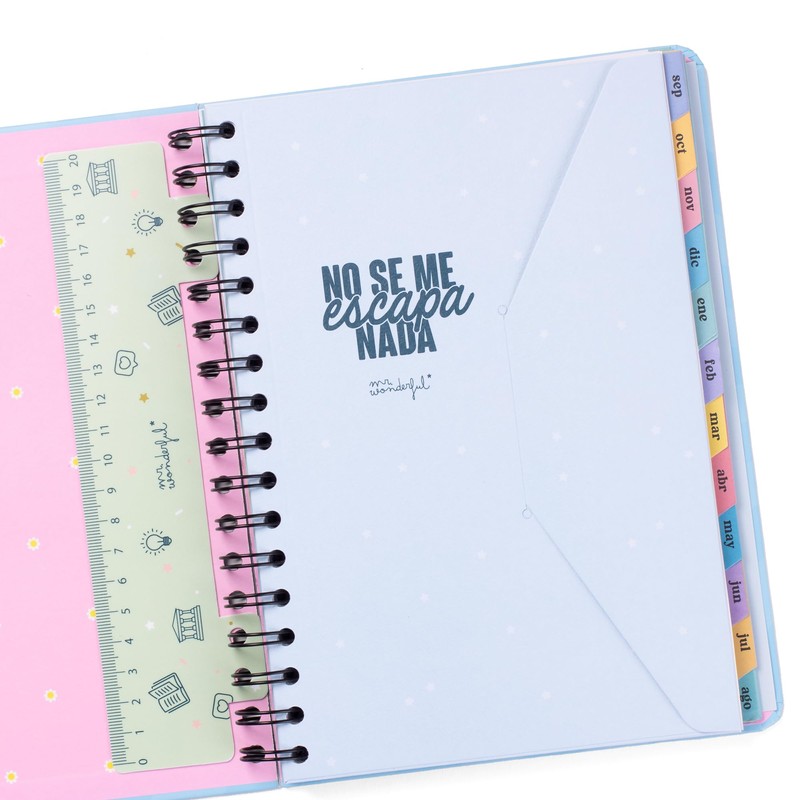 Mr.Wonderful Wonder Academic Diary 2025-26 Week to View with Organization