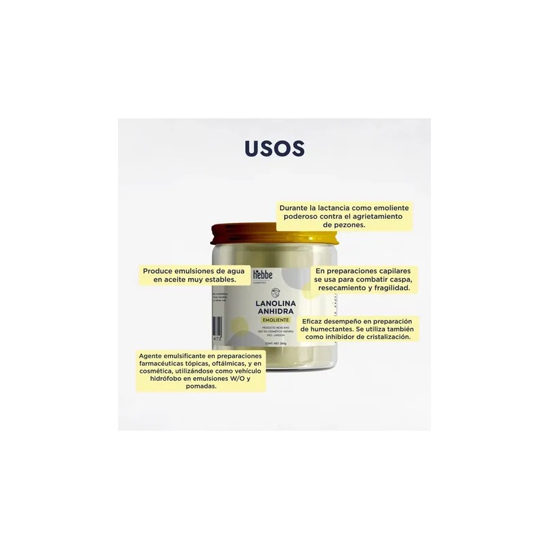 Lanolina Anhidra Usp Pura Natural 250g