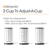 Tri Adjusta Cup, 3.25 x 3.25 x 6''