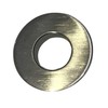 BWE Brushed Nickel Sink Basin Trim Overflow Cover Brass Insert