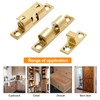 Uenhoy 10 Pcs Solid Brass Cabinet Door Catch, Dual Ball