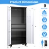 GangMei Metal Garage Storage Cabinet with Locking Doors and Adjustable