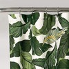 Lush Decor, Green Tropical Paradise Shower Curtain-Fabric Leaf Rainforest Island